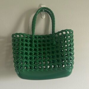 BC Bag green woven rubber